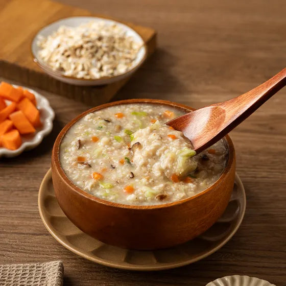 Leezen Vegetable Congee with Oat 里仁燕麦鲜蔬粥 (30gx10/Box)