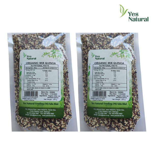 Yes Natural Organic Mix Quinoa 有机三色藜麦 250g