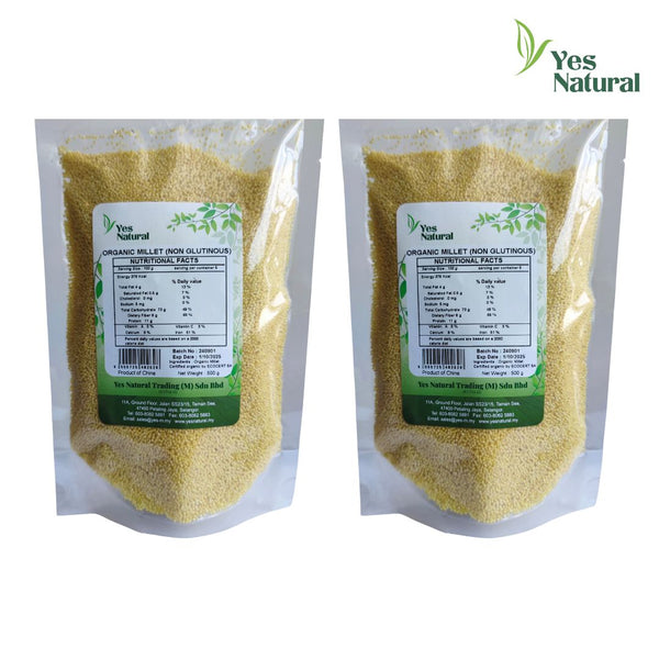 Yes Natural Organic Millet (Non Glutinous) 有机小米 (无粘性) 500g