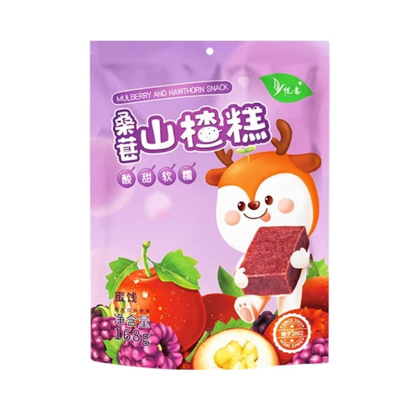 Mulberry And Hawthorn Snack 桑葚山楂糕 168g