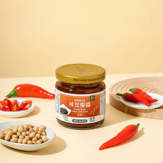 Broad Bean Paste With Chili 非基因改造辣豆瓣醬(165g)　
