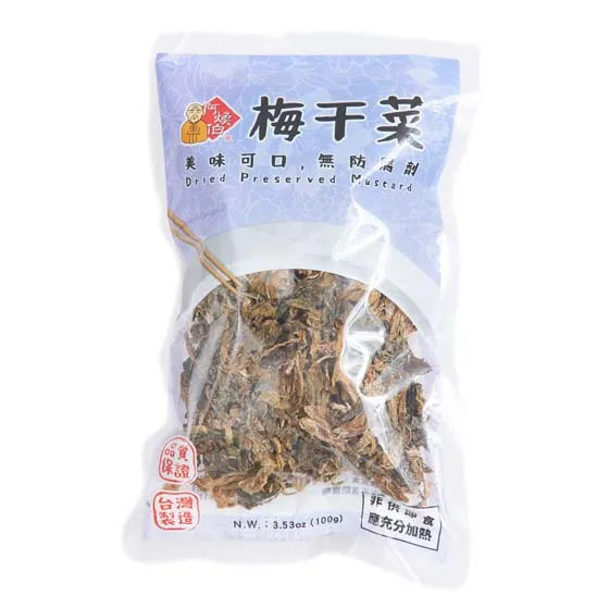 [CLEARANCE] Dried Salted Mustard Leaves 梅干菜 100g [EXP 19/10/2026]