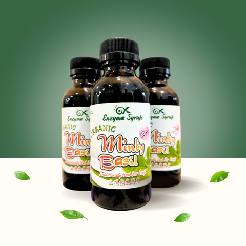 GK Minty Basil Enzyme Coughing Syrup (60ml)