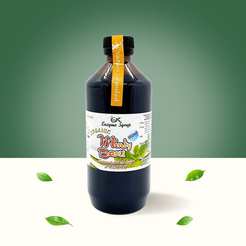 GK Organic Minty Basil Enzyme Coughing Syrup (300ml)