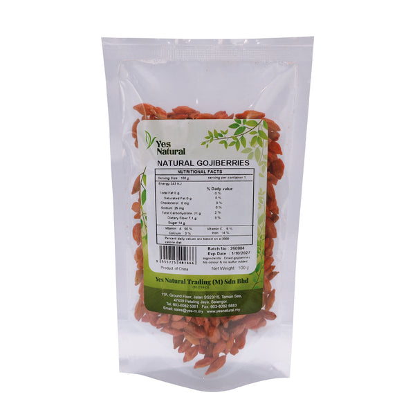 Yes Natural Goji Berries 枸杞子 100g