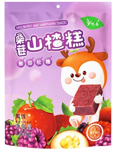 Yes Natural Mulberry And Hawthorn Snack 悦意桑葚山楂糕 168g