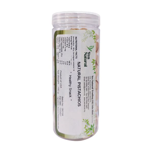 Yes Natural Pistachios 天然开心果 180gm