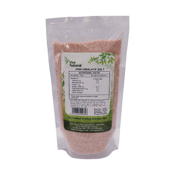 Yes Natural Pink Himalaya Salt 喜马拉雅盐 500gm