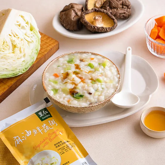 [SALES] Vegetable Congee with Sesame Oil 麻油鮮蔬粥 (31gx10/Box)