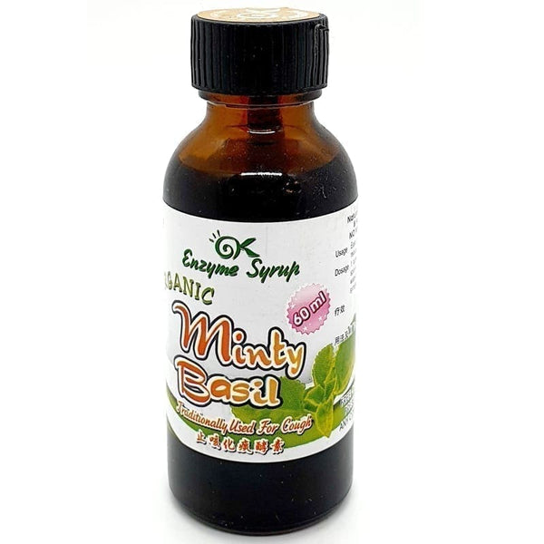 GK Minty Basil Enzyme Coughing Syrup (60ml)