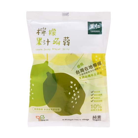 Lemon Juice Konjac Jelly 檸檬果汁蒟蒻 300g (15/Pack)