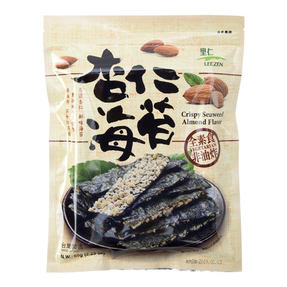 里仁杏仁海苔脆片 65g Crispy Seaweed Almond Flavour