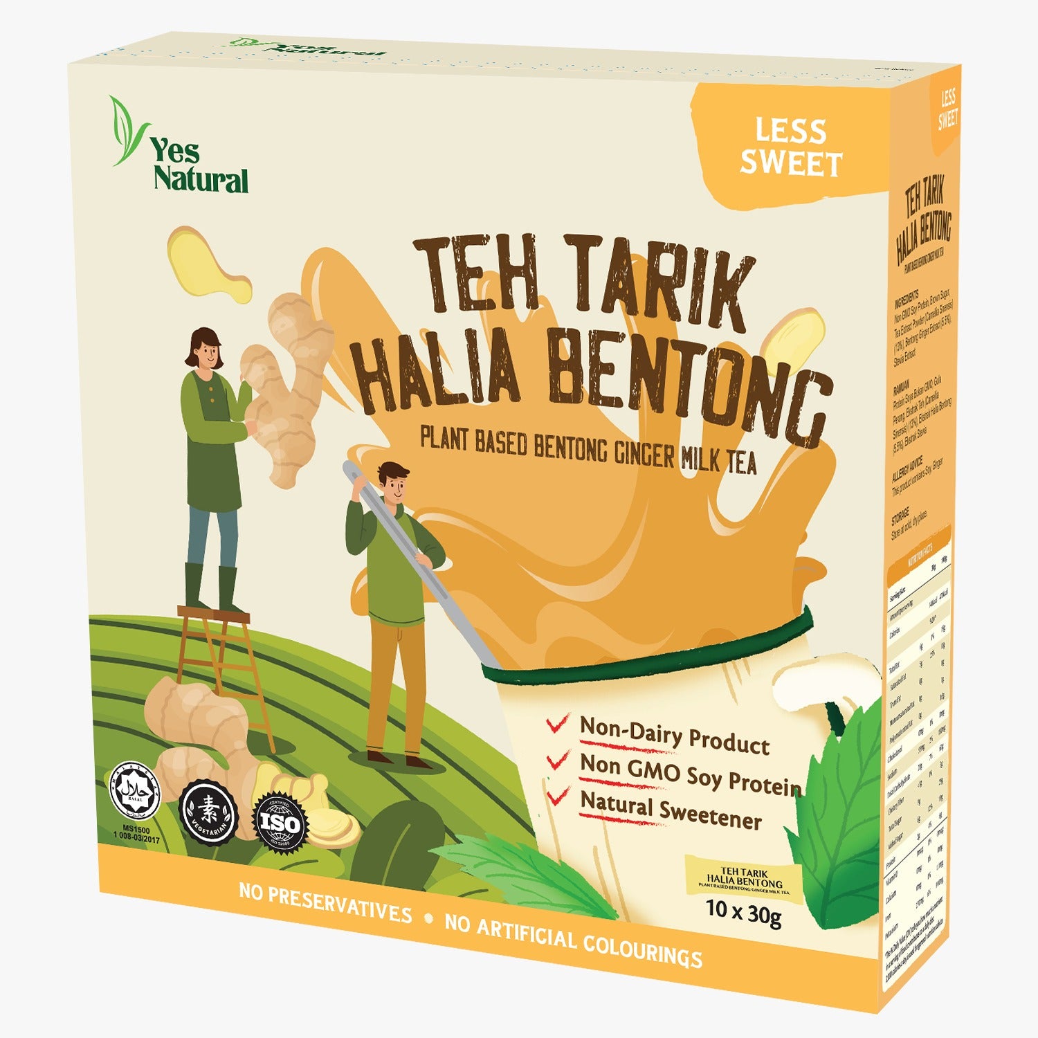 Yes Natural Teh Tarik Halia Bentong 文冬姜拉茶(30g x 10) – 【YES
